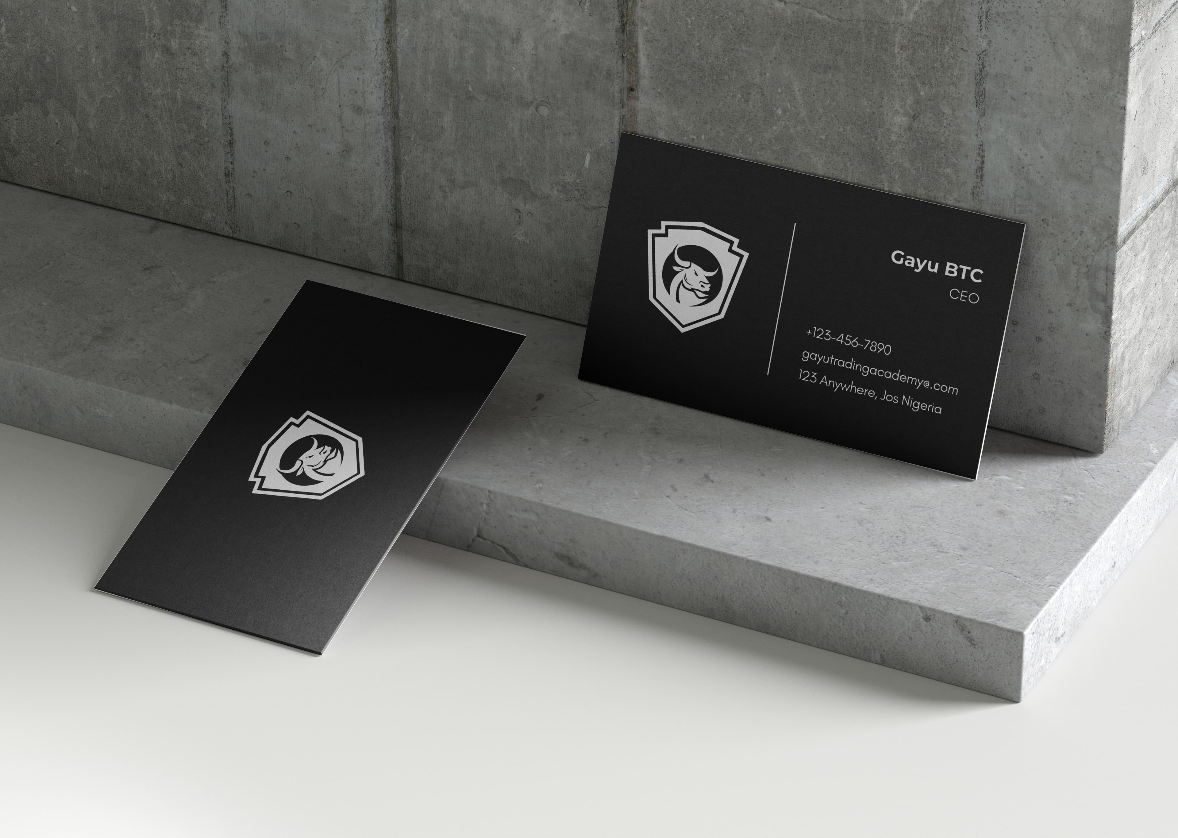 Gayu Trading business cards